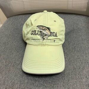 Vintage Columbia PFG Green Adjustable Cap